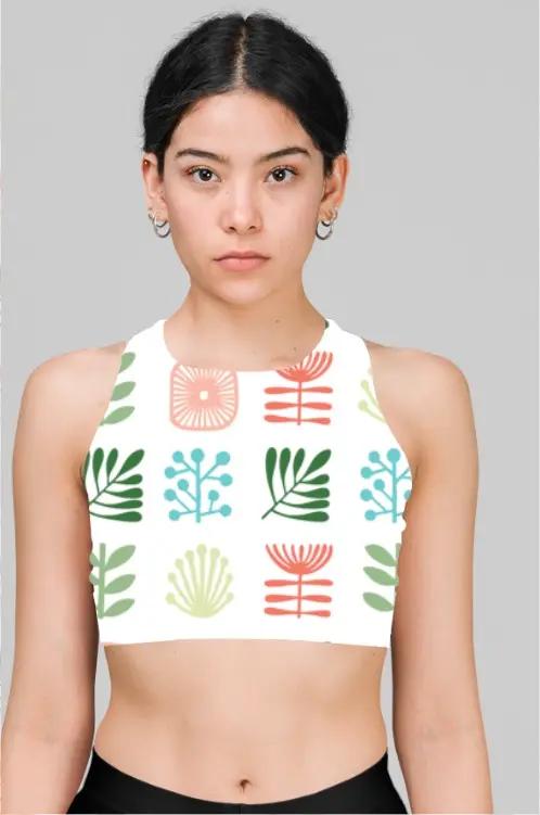 THE GARDEN REVERIE HALTER CROP