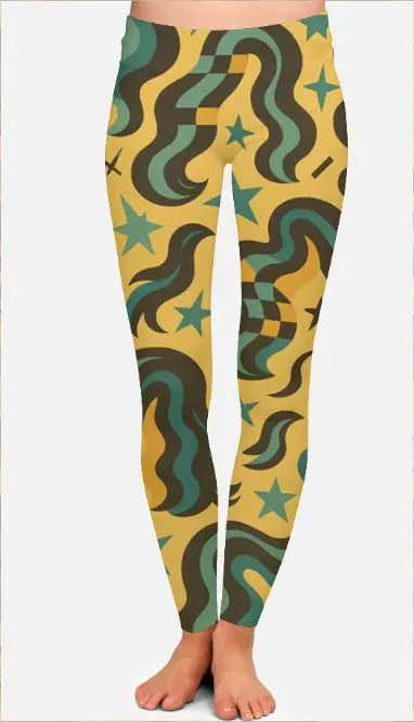 GOLDEN HOUR SWIRL LEGGINGS