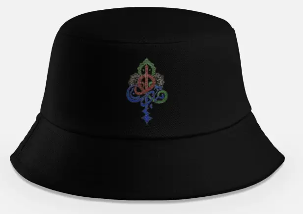 THE TEWAHEDO EMBER BUCKET HAT (Custom Letter)