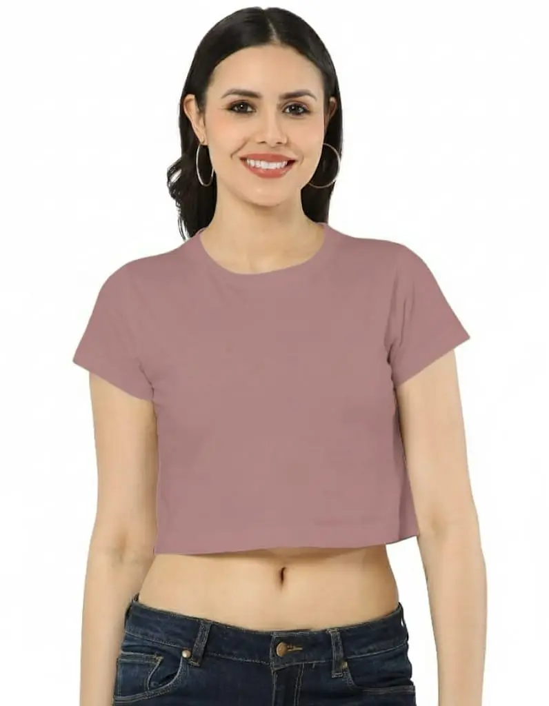 THE "ROSY HORIZON" CROP TEE