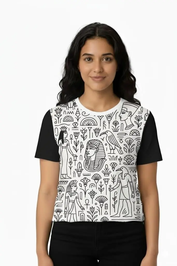 THE ANKH-ECHO CARTOUCHE CROP