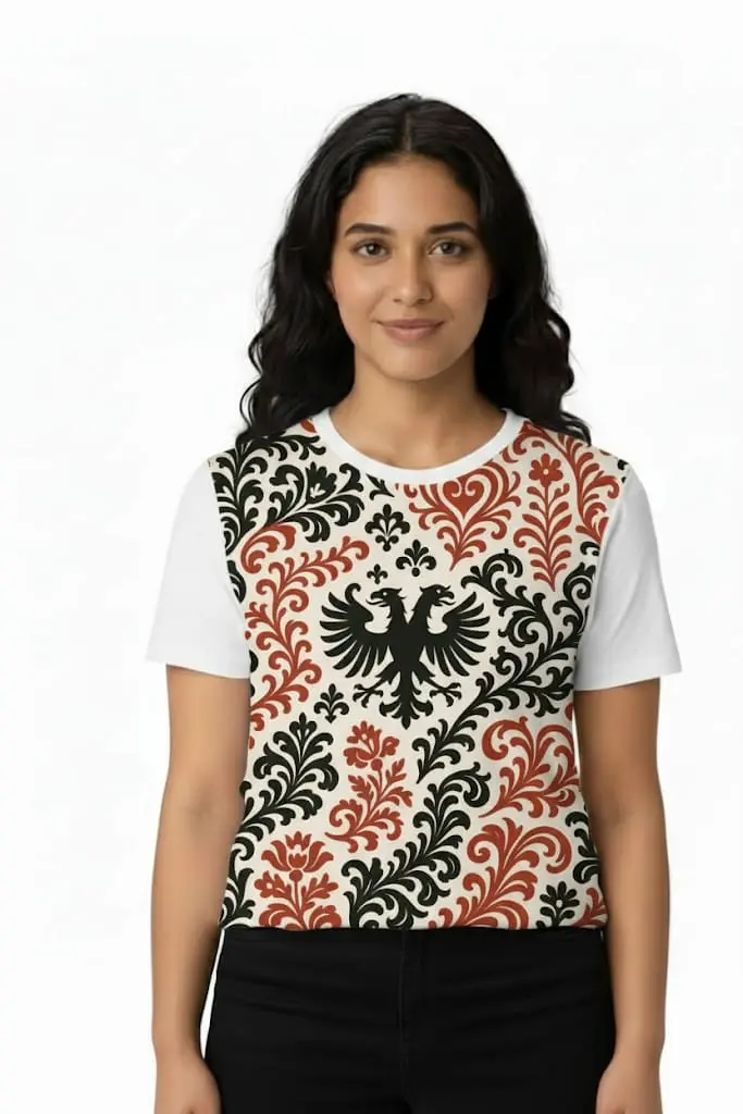 THE ARBËRIA TAPESTRY T-SHIRT