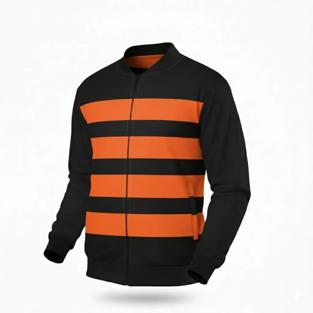 "CIRCUIT STRIPE" BOMBER JACKET (XS, None)