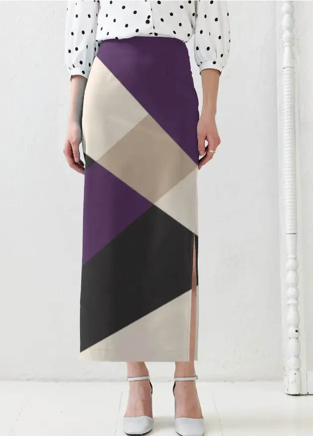 THE GEO-WEST PENCIL SKIRT