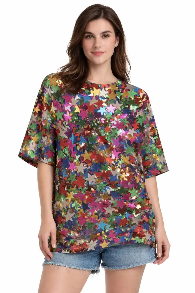 ✨ STARFALL OVERSIZED T-SHIRT ✨ (XS, None)