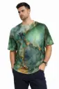 EMERALD VEIN FLUX OVERSIZED T-SHIRT 