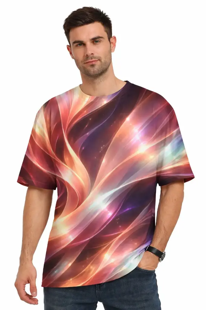 AURORA FLOW OVERSIZED T-SHIRT  (XS, None)