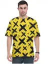 BOLD X PRINT OVERSIZED T-SHIRT