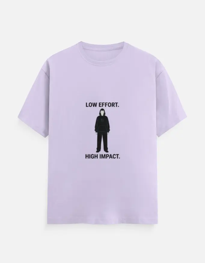 LOW EFFORT, HIGH IMPACT OVERSIZED T-SHIRT (XS, None)