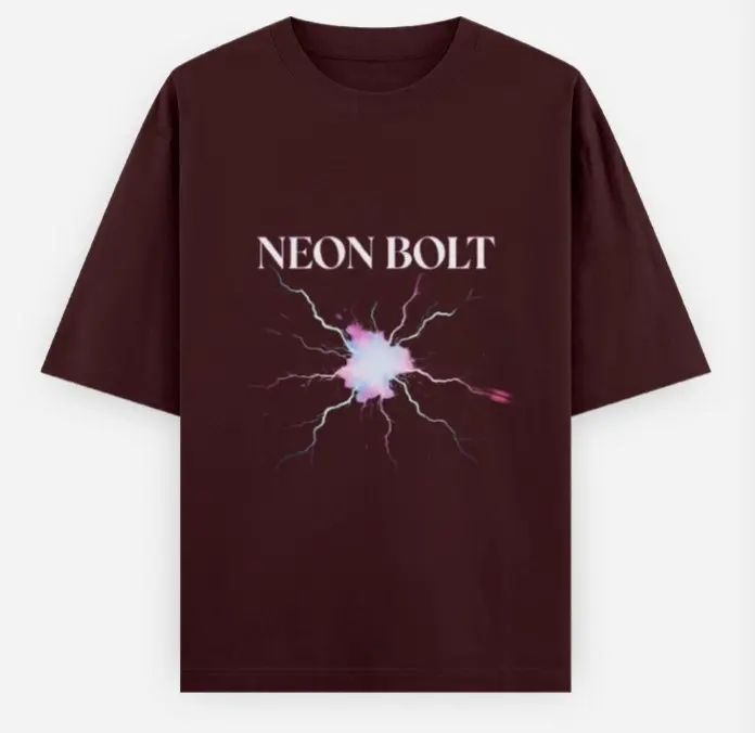 NEON BOLT OVERSIZED T-SHIRT