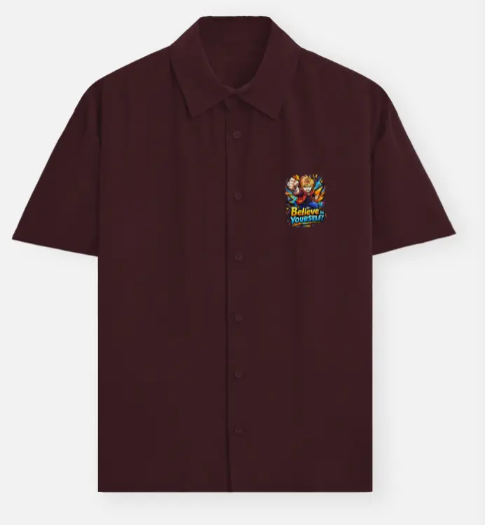 BELIEVE IN YOURSELF GRAPHIC POCKET SHIRT (XS, None)