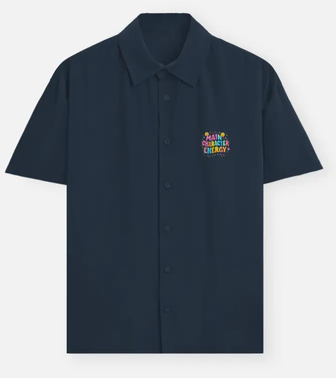 MAIN CHARACTER ENERGY GRAPHIC POCKET SHIRT (XS, None)
