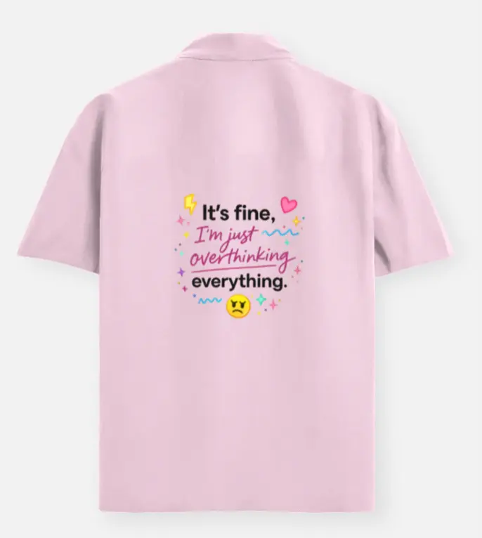 OVERTHINKING CLUB GRAPHIC OVERSIZED SHIRT (XS, None)
