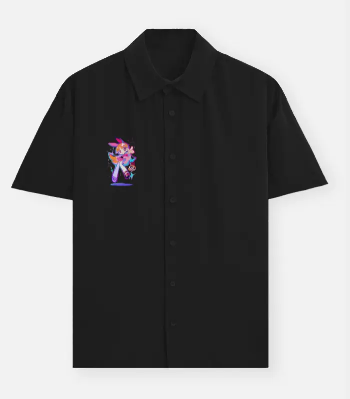 ANIME SPARK GRAPHIC POCKET SHIRT (XS, None)