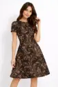 ARTISAN BUTTERFLY MOTIF OVERSIZED DRESS 