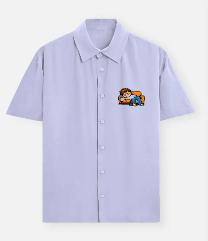 LAZY MOOD CARTOON SHIRT (XS, None)
