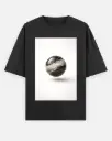 MINIMAL MARBLE SPHERE OVERSIZED T-SHIRT