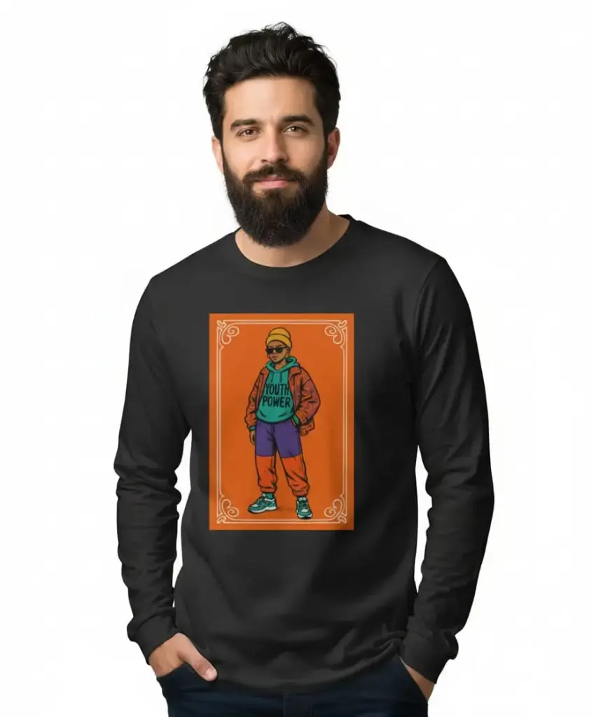Regular Youth Power Urban Vibe Long-Sleeve T-Shirt