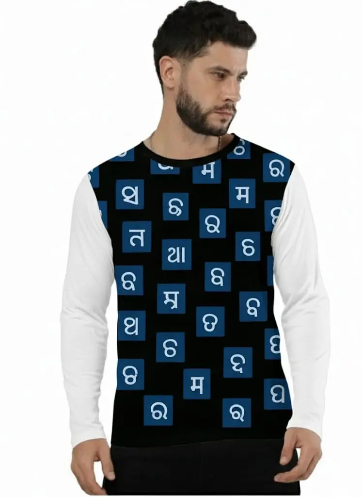 AOP AKSHARA LEGACY FULL-SLEEVE T-SHIRT