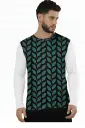 AOP AZURE TRELLIS T-SHIRT