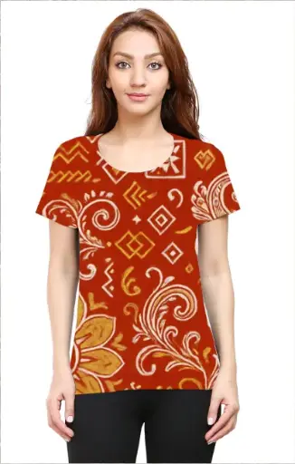 CRIMSON BLOOM T-SHIRT