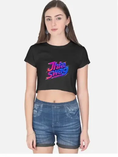 JHIA SWAG CROP TOP