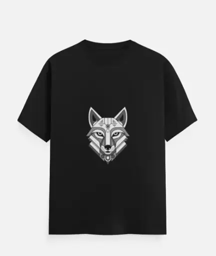 NEON MUSE LINE ART OVERSIZED T-SHIRT